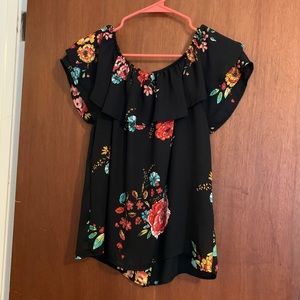 Floral Off the Shoulder Top